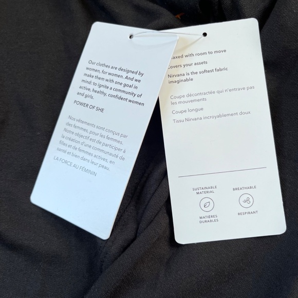 NWT Athleta Studio Barre Sweatshirt black xl - Picture 4 of 8